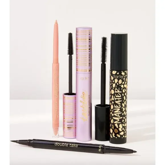 Tarte Top Hits Mascara & Liner Quad 4 full-size best-sellers NEW